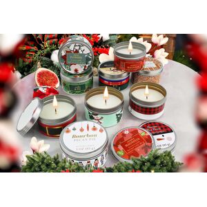 Advanced Global Productions Ltd 3 Pc Christmas Tin Candles Gift Set