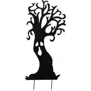 EUROPALMS Silhouette Metal Ghost Tree, 150cm - Halloween decoration