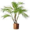 Leaf 90cm Artificial Palm Tree in Pot 90.0 H x 60.0 W x 70.0 D cm