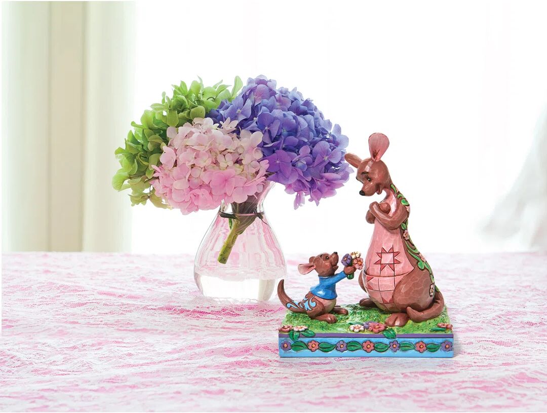 Photos - Figurine / Candlestick Disney Figurine blue/gray/green/pink 15.0 H x 12.5 W x 7.6 D cm 