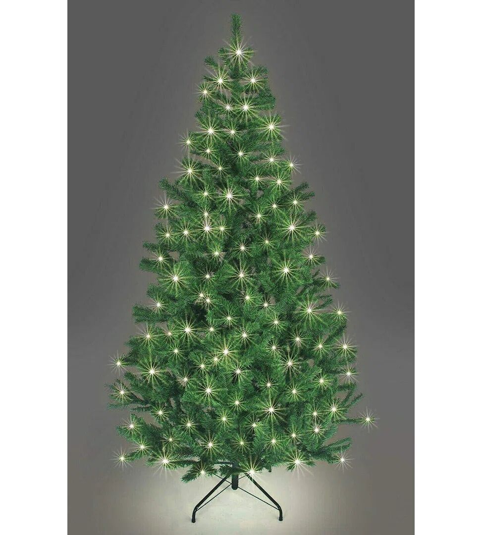 Photos - Other Jewellery The Seasonal Aisle Christmas Tree with Lights white 126.0 H cm