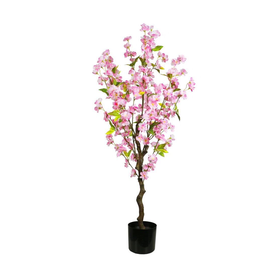 Photos - Other interior and decor The Seasonal Aisle 120cm Faux Cherry Blossom Tree black 120.0 H x 55.0 W x