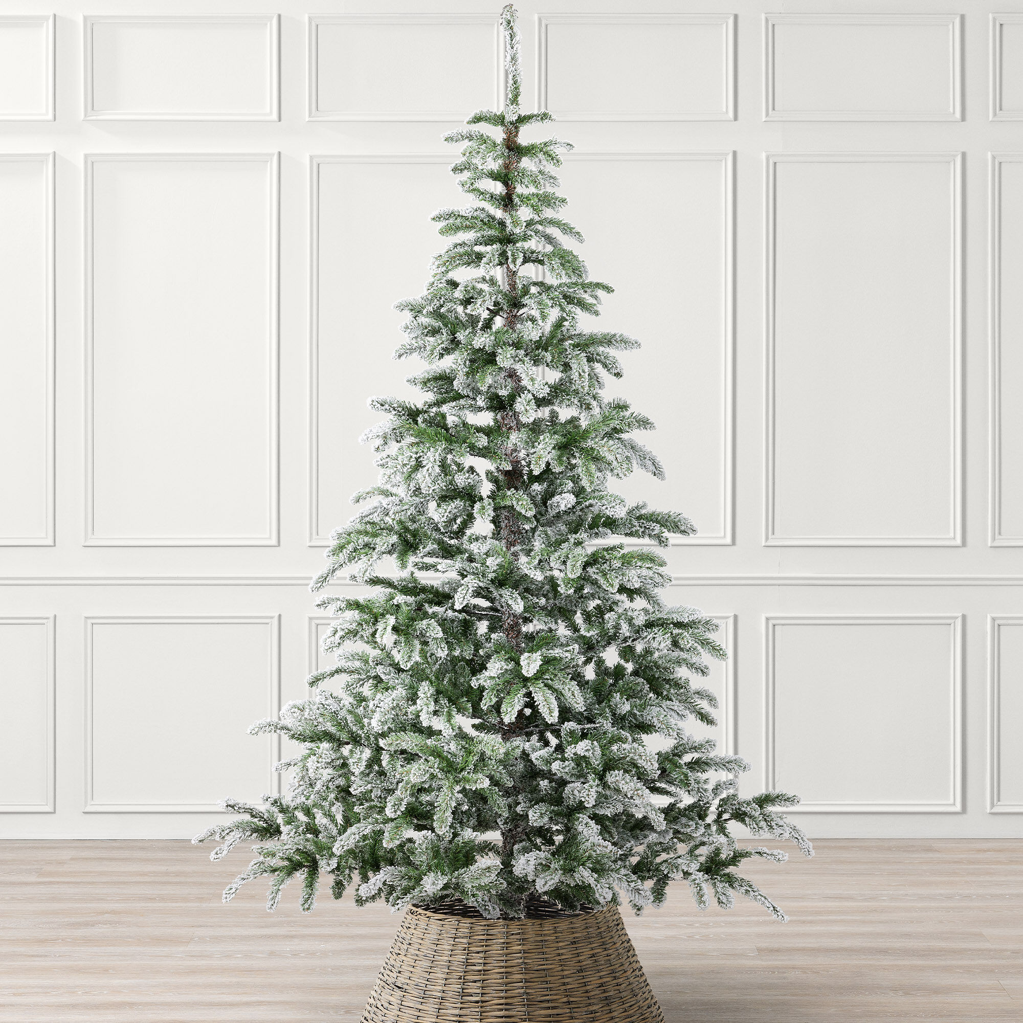 Christow Artificial Alpine Fir Christmas Tree (7ft) - Multi Coloured