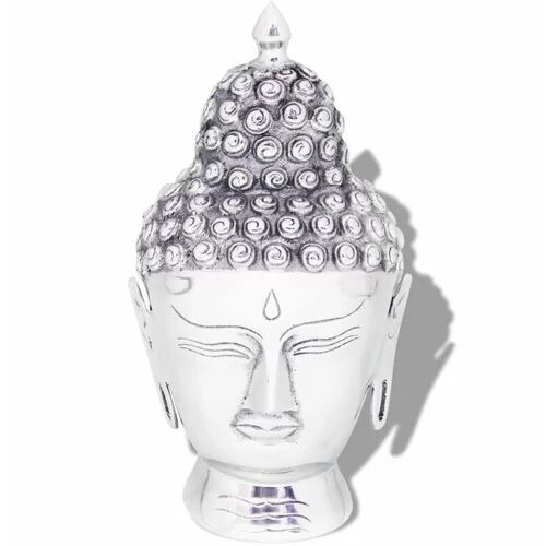 World Menagerie Bodaway Buddha Head Aluminium Bust World Menagerie  - Size: 70cm H X 28cm W X 69cm D