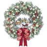 The Bradford Exchange Thomas Kinkade A Holiday Homecoming Lighted Musical Christmas Wreath