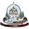 The Bradford Exchange Thomas Kinkade Journey Home For The Holidays Illuminated Snowglobe