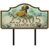 The Bradford Exchange Warm Dachshund Welcome Personalized Address Sign