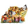 The Bradford Exchange PEANUTS Give Thanks Illuminated Cornucopia Sculpture