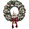 The Hamilton Collection Thomas Kinkade Victorian Christmas Village Wreath