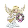 The Hamilton Collection Precious Moments Porcelain Angel With Seasonal Wreaths