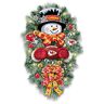 Hawthorne Village Kansas City Chiefs Illuminated Snowman Wreath