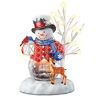 The Bradford Exchange Thomas Kinkade Snow Wonderful Illuminated Snowman Figurine Collection