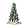 Hawthorne Village Silver Blessings Nativity Illuminated Christmas Tree Collection