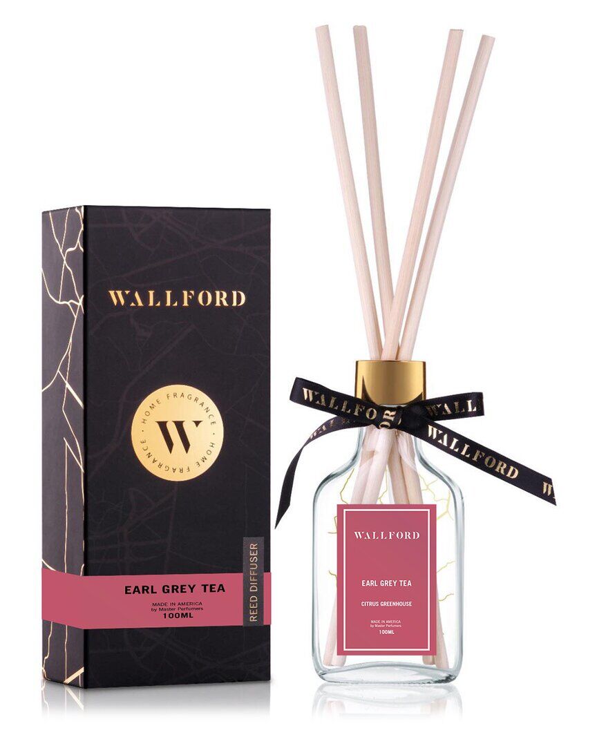 Wallford Home Fragrance Earl Grey Tea Reed Diffuser Gold NoSize