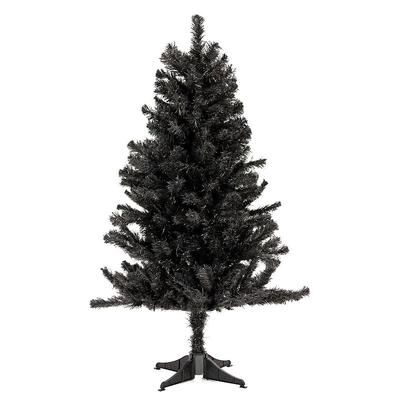National Tree Company 7 Foot Full Unlit Artificial Christmas Holiday Tree, Black, Grey