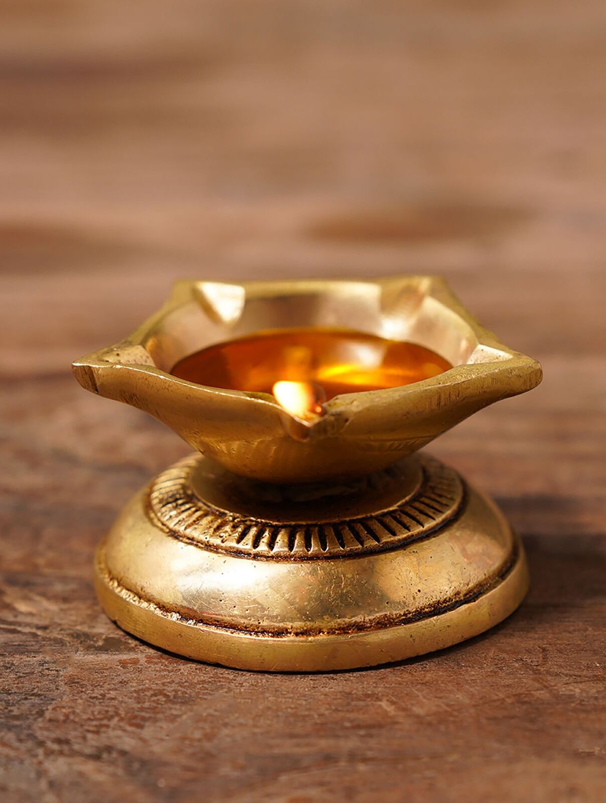 Jaypore Home Decor Antique Gold Diyas