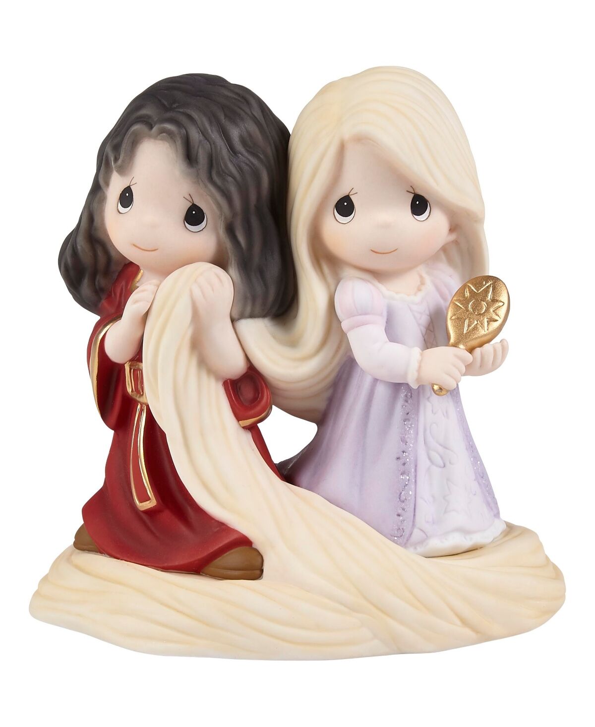 Precious Moments 221042 Disney Tangled Hold on to Your Dreams Bisque Porcelain Figurine - Multicolor