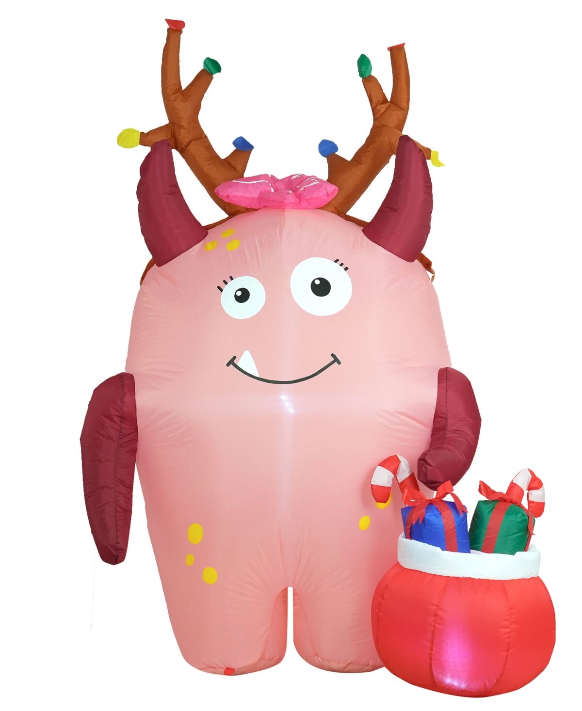 Seasonal Holiday Friendly Monster Inflatable-Starga - Pink
