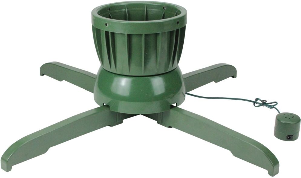 Northlight Musical Rotating Christmas Tree Stand - For Live Trees - Green