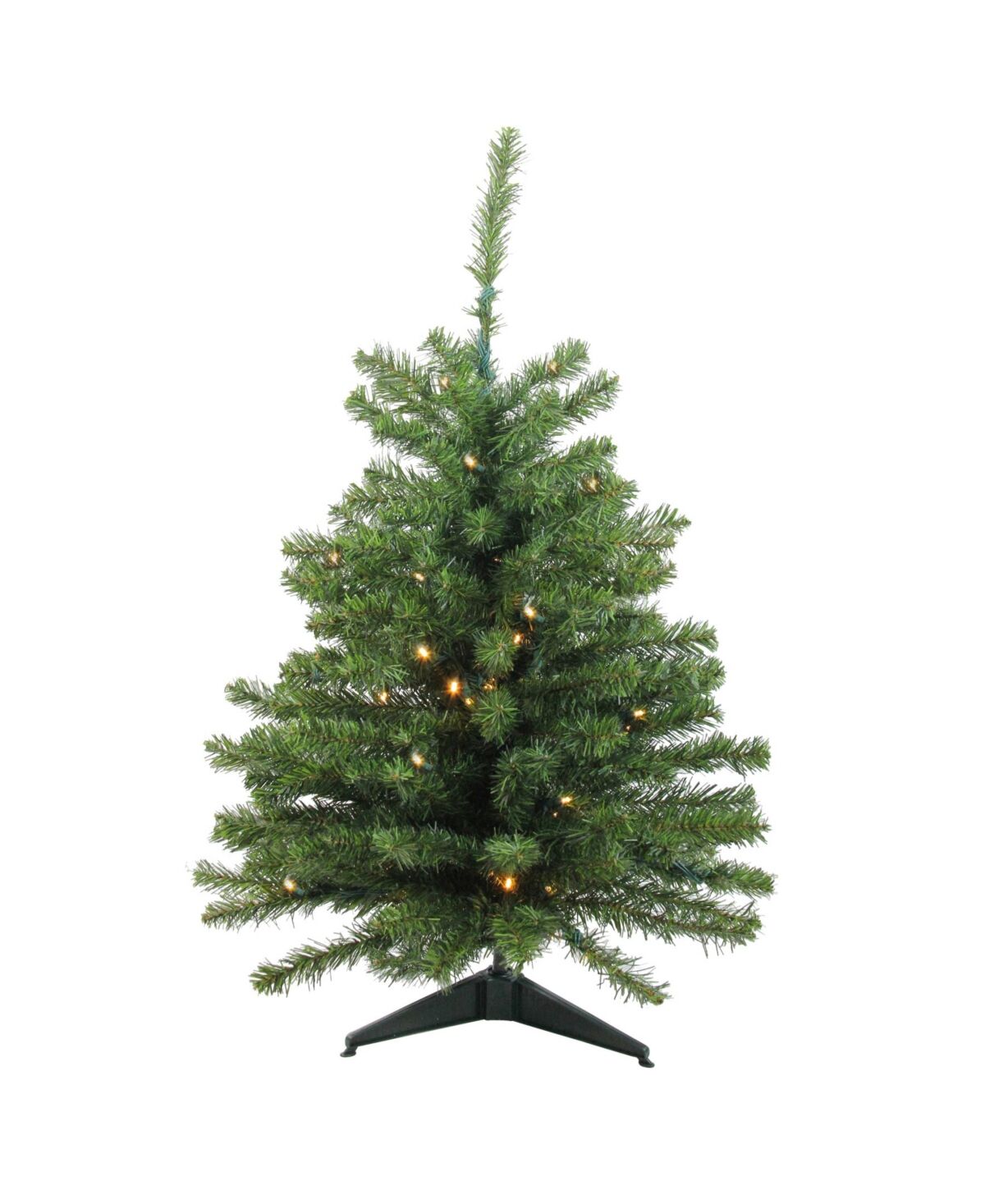 Northlight 3' Pre-Lit Led Canadian Pine Artificial Christmas Tree - Clear Lights - Green