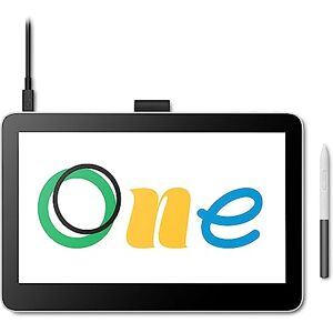 Wacom One 13 Touch Zeichentablett mit 13,3-Zoll-Multi-Touch-Bildschirm, Full-HD, 99% sRGB, inkl. batterielosem EMR-Stift, für Windows, Mac, Chromebook und Android – perfekt für kreative Einsteiger