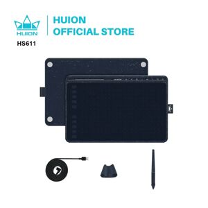 HUION – tablette graphique HS611 pour dessin Digital  266pps  avec stylet  multimédia  trois