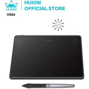 HUION – Tablette graphique pour dessin digital sans batterie  avec stylet  modèle HS64  6x4 pouces