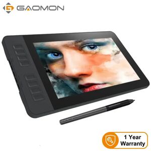 GAOMON PD1161 11.6 IPS HD Tablette Graphique avec 8 Touches de Raccourci et Stylet sans Pile 8192