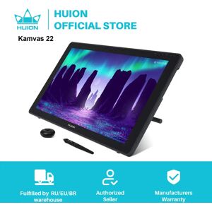 HUION – tablette graphique Kamvas 22  écran 21.5 pouces Anti-éblouissement  120% s RGB  Windows  Mac