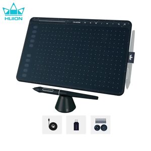 Huion tablette graphique hs611 10x6 5 pouces 3 couleurs planche à dessin avec 18 touches de