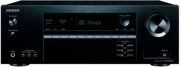 Onkyo - TX-SR393DAB AV Receiver 5.2ch - black