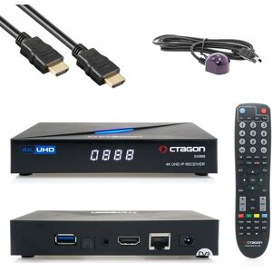 OCTAGON SX888 4K ULTRA HD IP HDMI USB H.265 Stalker Multistream IPTV Receiver + 300 Mbit/s WLAN