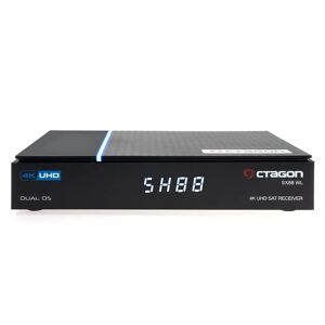 OCTAGON SX88 4K WL V2 UHD S2+IP HDMI USB Kartenleser H.265 Stalker IPTV Multistream Receiver Schwarz