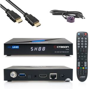 OCTAGON SX88 4K UHD S2+IP Multistream SAT Receiver + 300 Mbits Wifi Stick