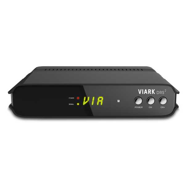 Viark DRS2 4K 2160p H.265 Android 7.0 Wifi DVB-S2 Multistream Sat Receiver Schwarz