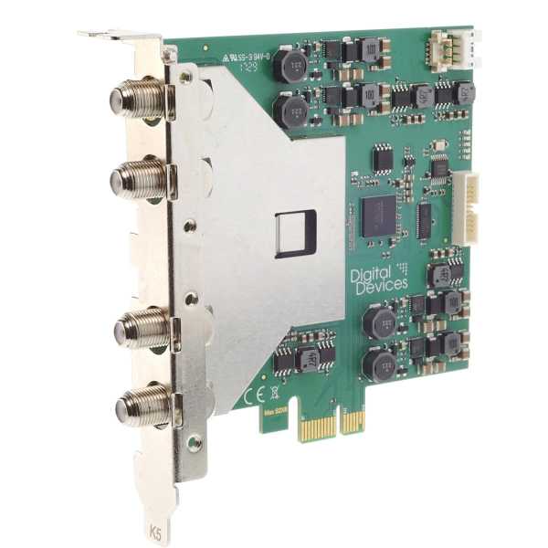 Digital Devices Max S8X Basic TV Karte PCIe DVB-S2/DVB-S2X Full Spectrum Sat IP Server