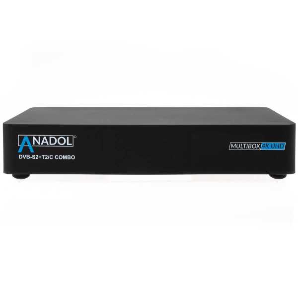 Anadol Multibox 4K UHD 2160p E2 Linux DVB-S2 Sat & DVB-T2/C Combo Receiver