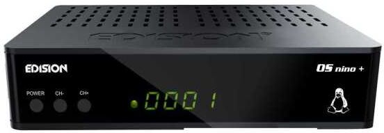 Edision OS Nino Plus S2 Full HD E2 Linux HEVC HbbTV 1080p LAN Sat Receiver