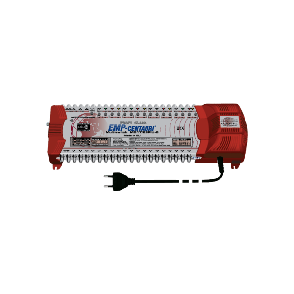 EMP Centauri Profi-Line Multischalter MS 17/26 PIU-6 4 Satelliten 26 Teilnehmer