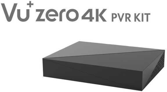 VU+ Zero 4K Plug & Play PVR Kit Festplattengehäuse ohne HDD 500GB