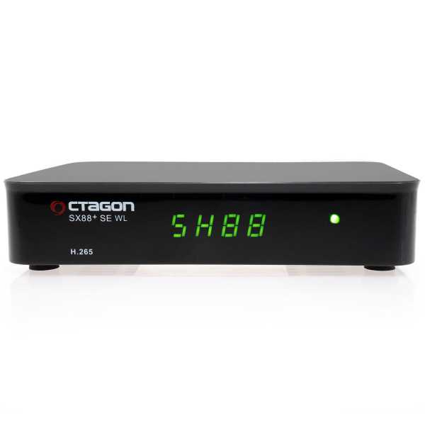 Octagon SX88+ SE WL CA HD HEVC Full HD TV IP Multistream WLAN DVB-S2 Sat Receiver