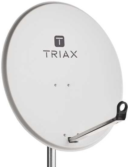 Triax TDS 100LG Sat Antenne Stahl 100cm Lichtgrau Satelliten Spiegel RAL 7035