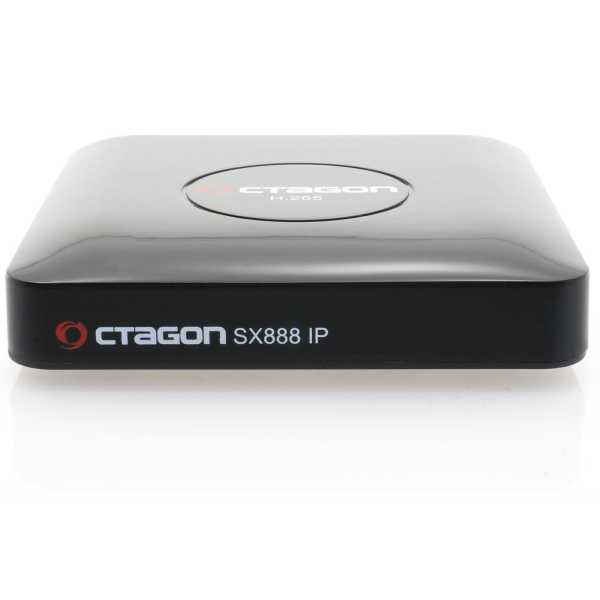 Octagon SX888 IP HEVC Full HD LAN USB H.265 TV IP m3u VOD Multimedia Box Wlan Stick