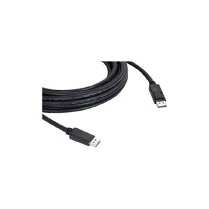 Kramer C-DP-50 - DisplayPort kabel - DisplayPort (han) haspet til DisplayPort (han) haspet - DisplayPort 1.2 - 15.2 m - 4K support - sort