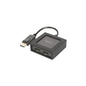 DIGITUS DS-45404 - Video splitter - 2 x DisplayPort - desktop