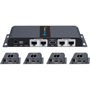 DeLOCK Hdmi Extender Splitter Over Ethernet Kabel - 1 Til 4