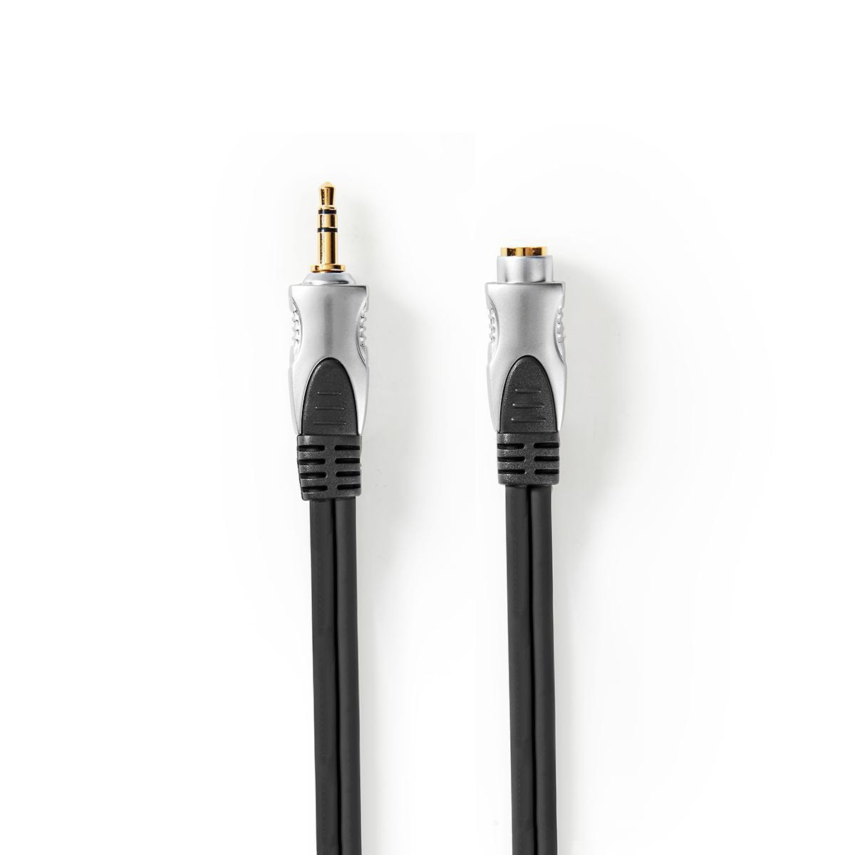 Nedis 3.5 mm uros - 3.5 mm naaras stereoaudiokaapeli