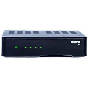 APEBOX S2 Récepteur satellite Multistream H.265 FULL HD (1080p, 1x DVB-S2, 2x USB 2.0, HD-OUT, LAN, LED Display, IR, SPDIF, AV, RS232, YouTube et DLNA) - Publicité