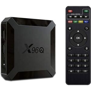 VHXSIN Android TV Box X96Q TV Box Android TV 4K 2GB 16GB décodeur TV Box Android 10.0 Allwinner H313 Quad Core X96q Smart TV Box WiFi 2.4G boitier Android TV - Publicité