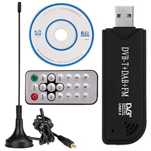 RIWPKFH Clé USB TV numérique satellite infrarouge DAB FM DVB-T RTL2832 FC0012 SDR RTL-SDR Dongle Stick Digital TV Tuner Récepteur - Publicité